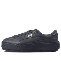 (WMNS) PUMA Platform Trace Premium Low-Top Sneakers Black 369927-02