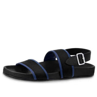 LOUIS VUITTON LV Mirabeau Bicolor Taiga Leather Sandals 'Black' 1A581R
