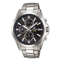 Men's CASIO EDIFICE Series Minimalistic Casual Watch Business Mens Black Analog EFV-560D-1AVUEF