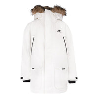 New Balance Warm Long Down Parka Asia Sizing 'White Black' NPA46011-IV