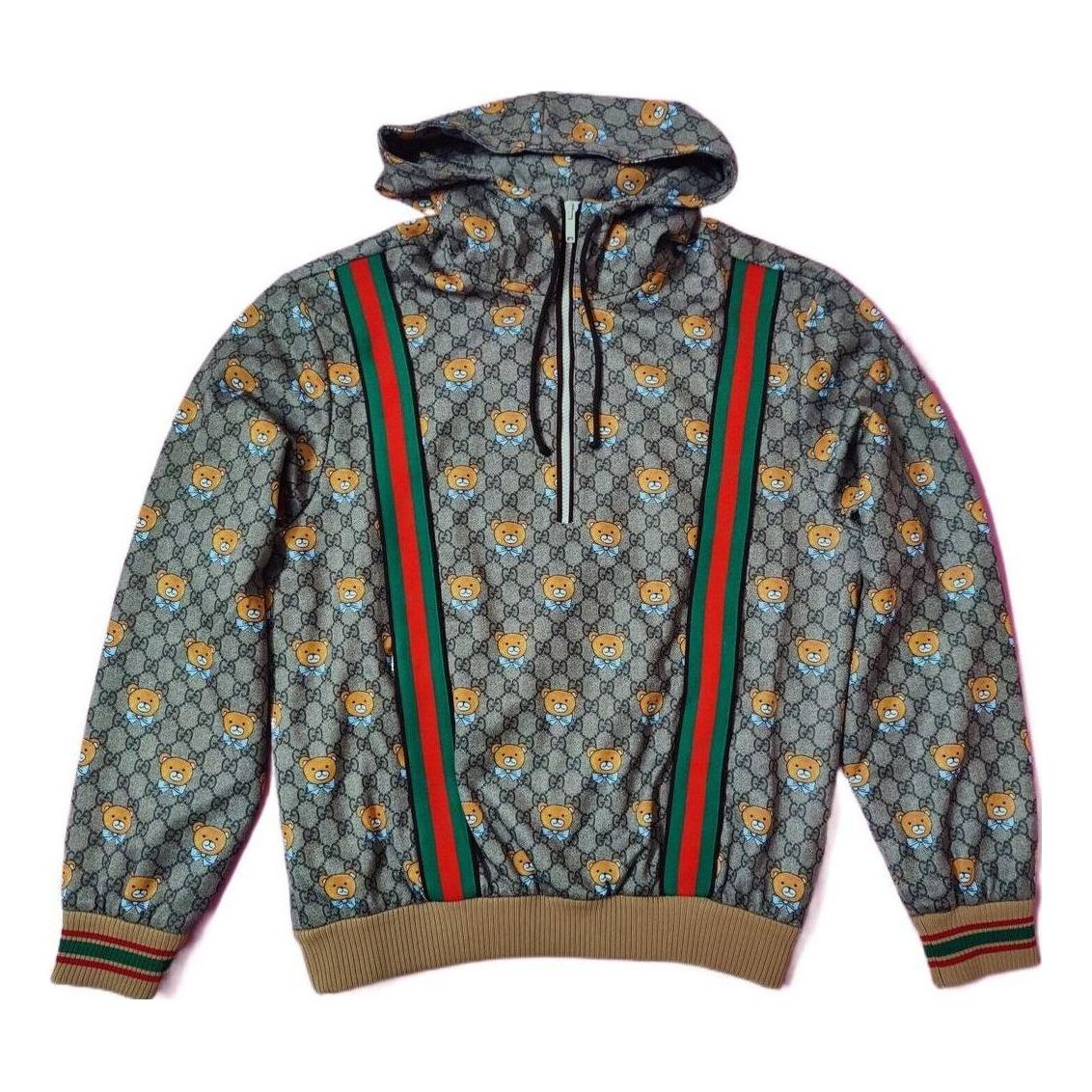 Gucci x Kai GG Half-Zip Hooded Sweatshirt 'Grey' 660930-XJDJB-2236