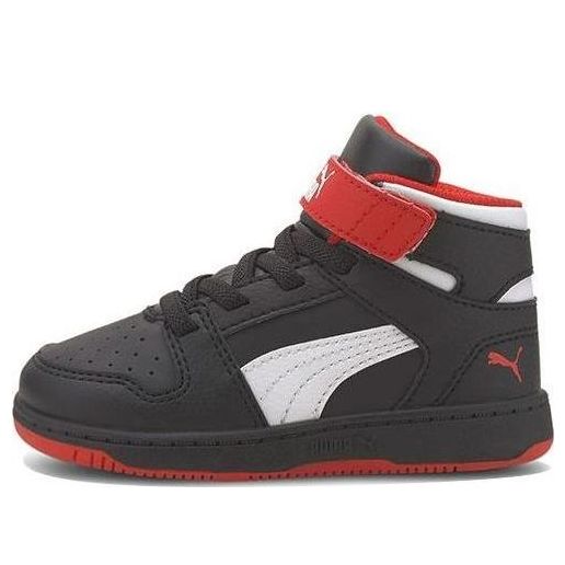 (TD) PUMA Rebound Lay-up Sl Sneakers Black/Red 370489-08