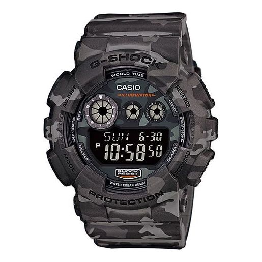 CASIO G-Shock Digital 'Black Grey' GD-120CM-8