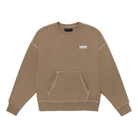 Vans Logo Alphabet Printing Round Neck Pullover Light Brown VN0A5H9GYEH