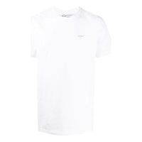 Off-White Small Logo Round Neck Short Sleeve White OMAA027R201850170110