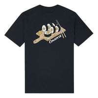 Converse Sushi Graphic Short Sleeve Pocket T-Shirt Asia Sizing 'Black' 10022855-A01