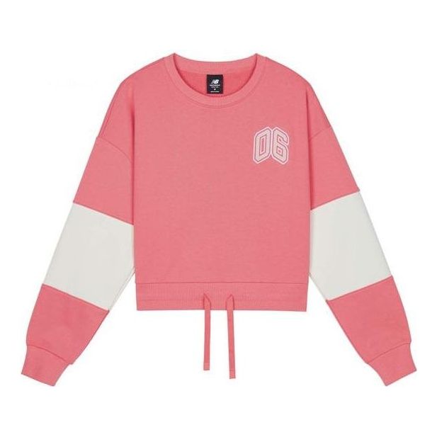 (WMNS) New Balance Pullover Shirt Asia Sizing 'Pink Peach' AWT03336-CRO