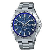 CASIO OCEANUS Series Deep Blue Silver 100m Waterproof Double Sided Sapphire Crystal OCW-T3000-2AJF
