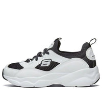 (WMNS) Skechers D'lites Airy White/Black 66666207-BKW