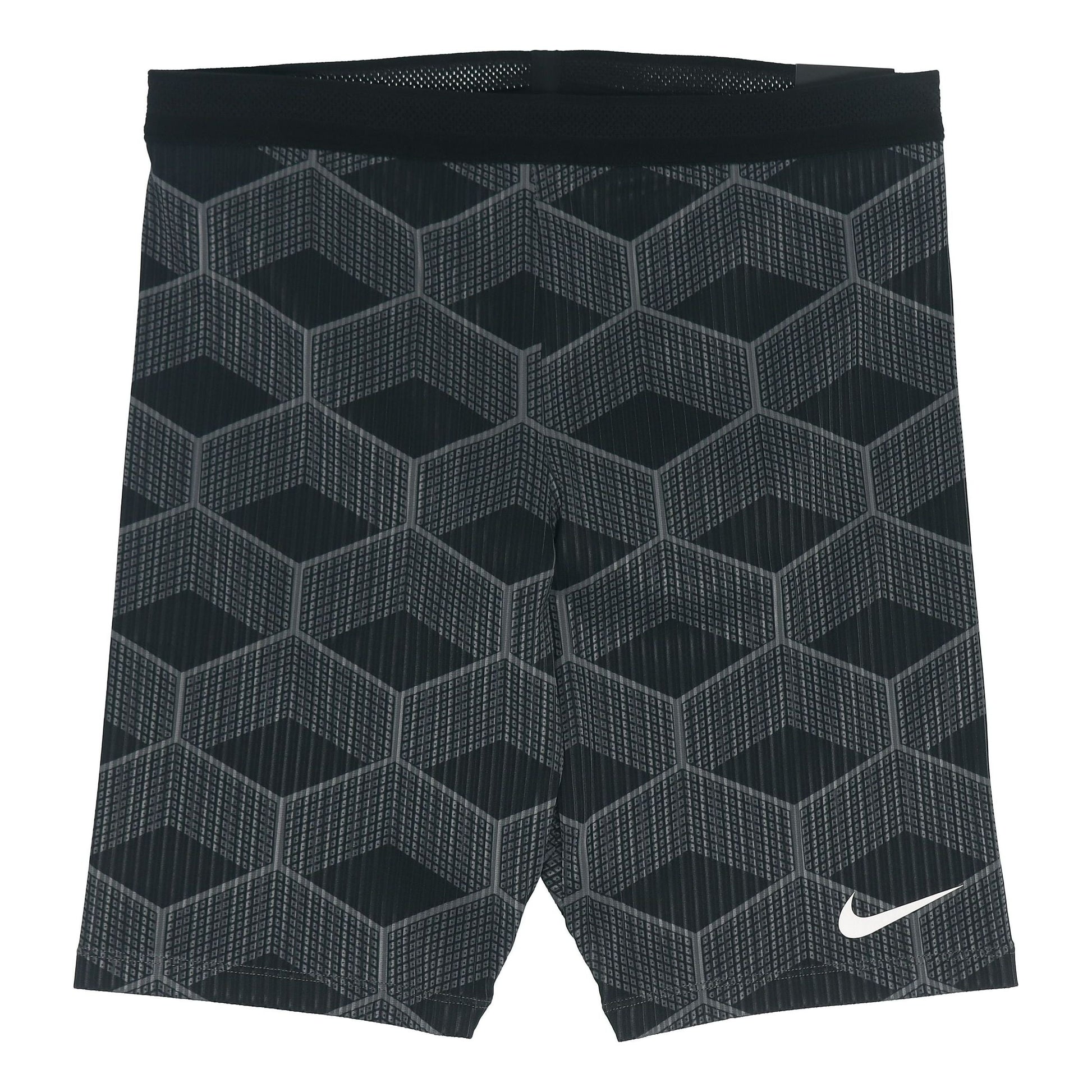 Men's Nike Team Kenya Aeroswift Logo Tight Contrasting Colors Shorts Black CV0374-068