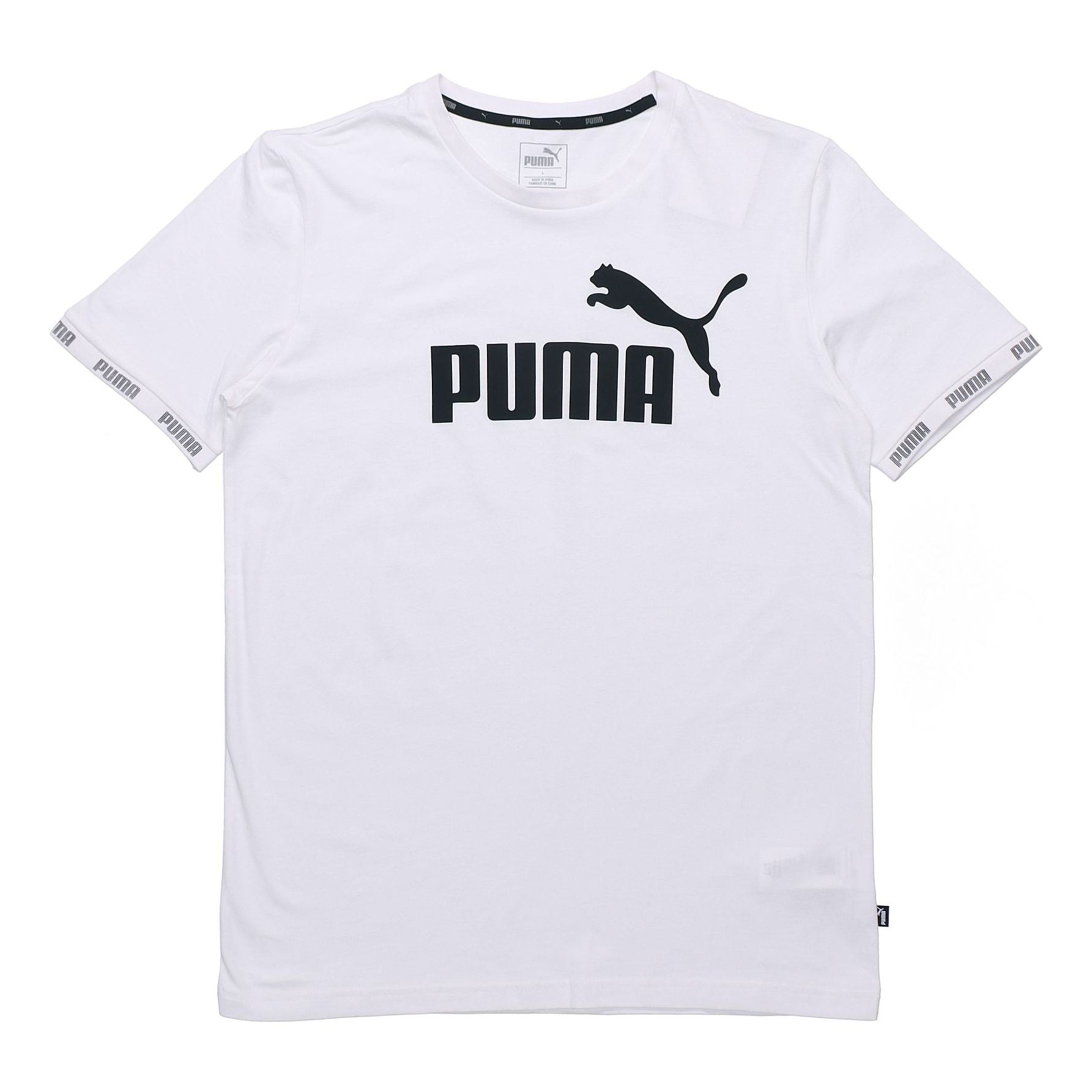PUMA Cuff Casual Short Sleeve White 844627-02