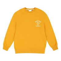 MLB Loose Athleisure Casual Sports Round Neck Long Sleeves Unisex Yellow 31MTC3011-50D