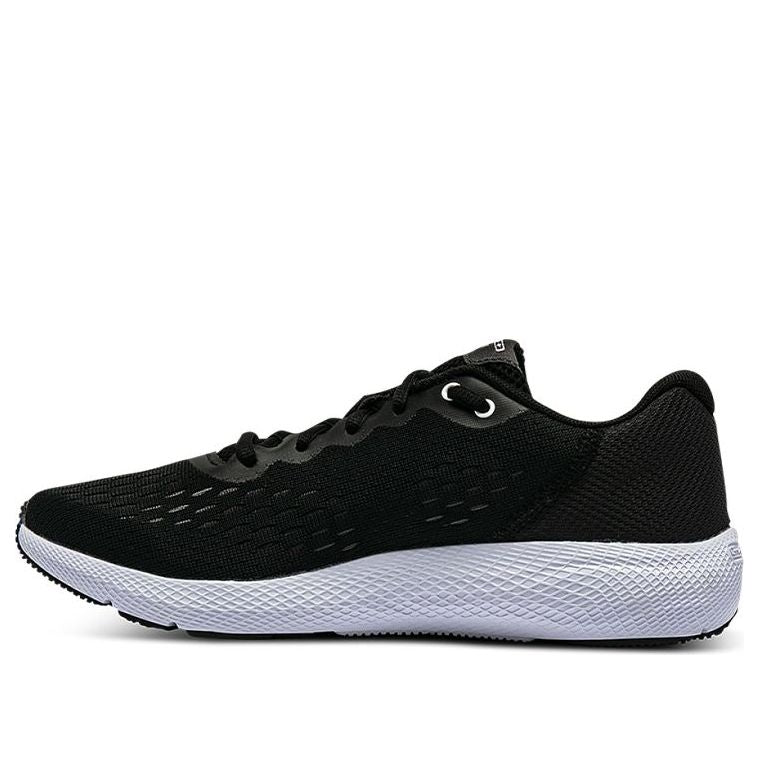 (WMNS) Under Armour Charged Pursuit 2 'Black White' 3023866-002