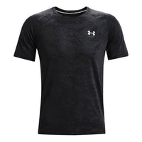 Men's Under Armour Casual Breathable Running Sports Short Sleeve Black 1365676-001