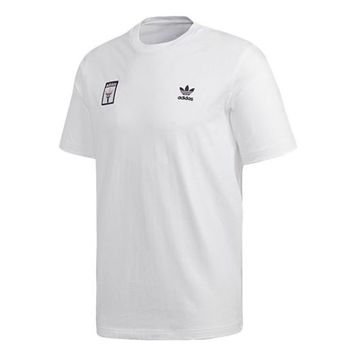 adidas originals Grfx Nr. 7 Soccer/Football Sports Short Sleeve White GK5907