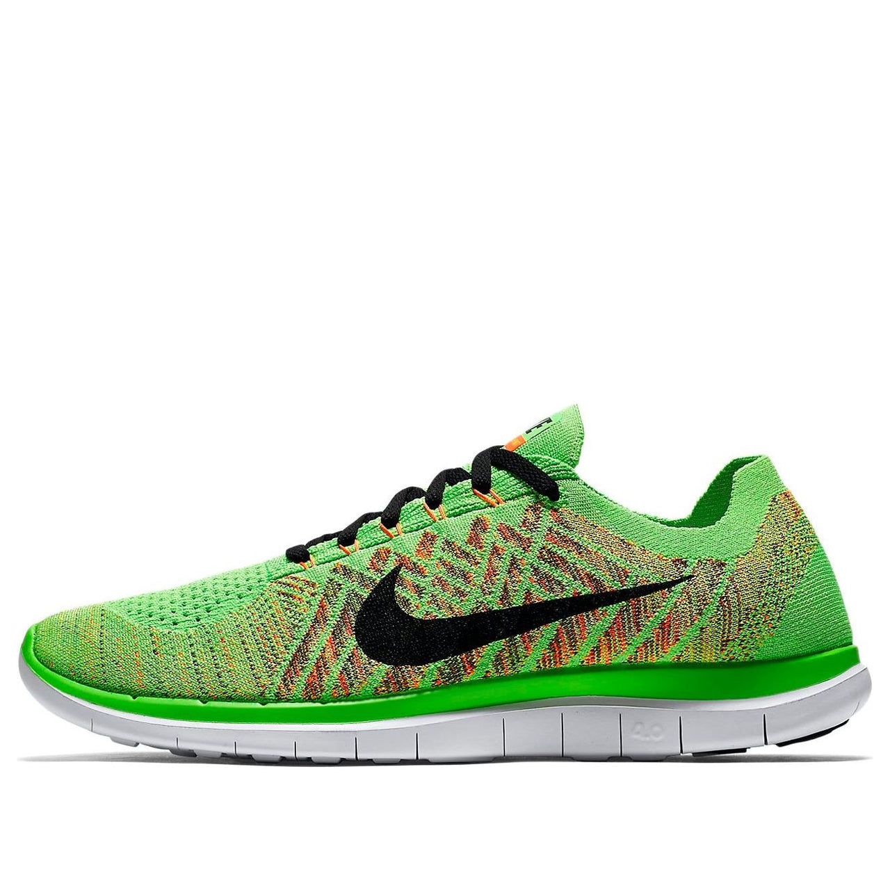 Nike Free 4.0 Flyknit 'Green Black White' 717075-303
