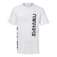 Men's Converse Alphabet Printing Sports Short Sleeve White 10019983-102