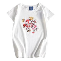 adidas originals Logo Printing Breathable Loose Short Sleeve Unisex White 3Q2019