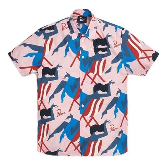 (WMNS) KITH BY Parra Madame Beach Shirt 'Pink' PA43920-PNK