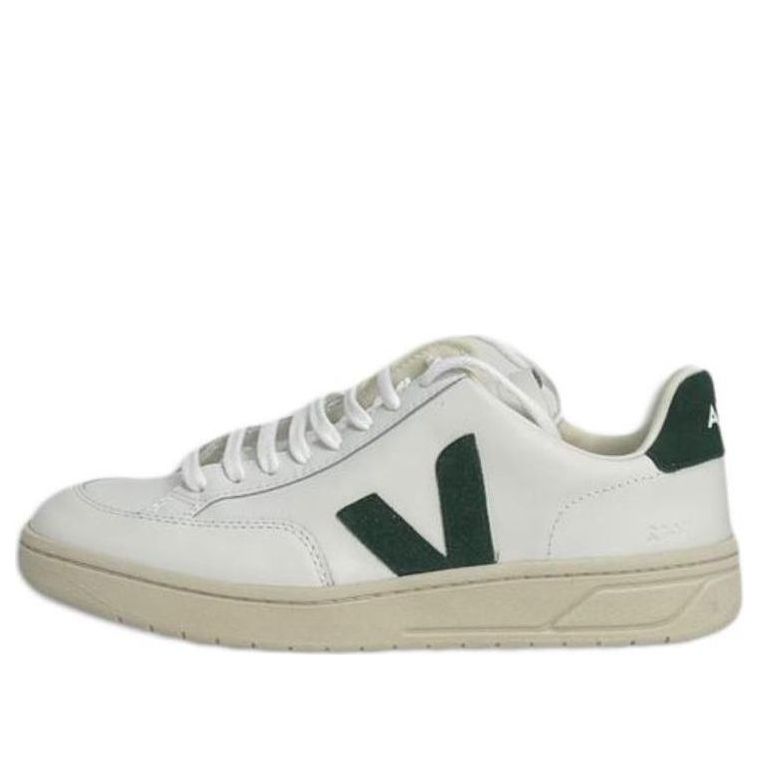 VEJA V-12 Leather Sneaker 'White Green' XD202336