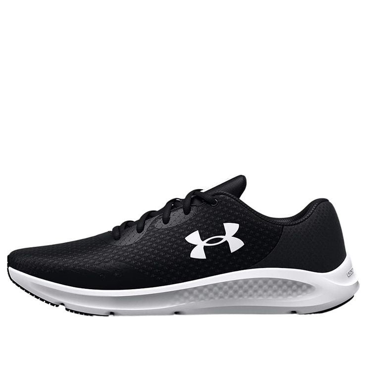 Under Armour Charged Pursuit 3 4E Wide 'Black White' 3025801-001