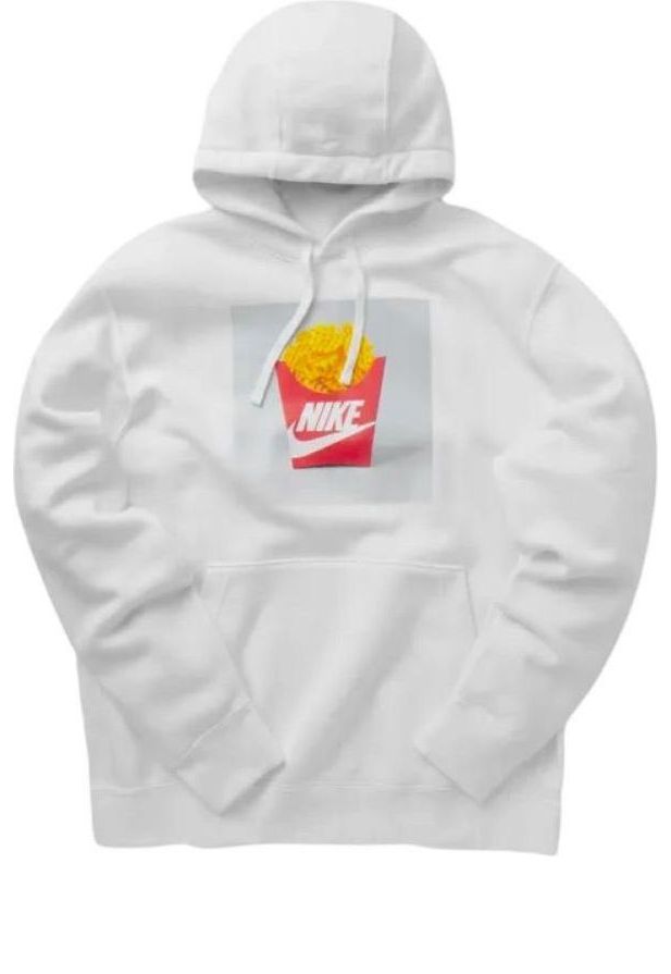 Nike Sole Food Futura Graphic Print Fleece Hoodie 'White' DM2275-100