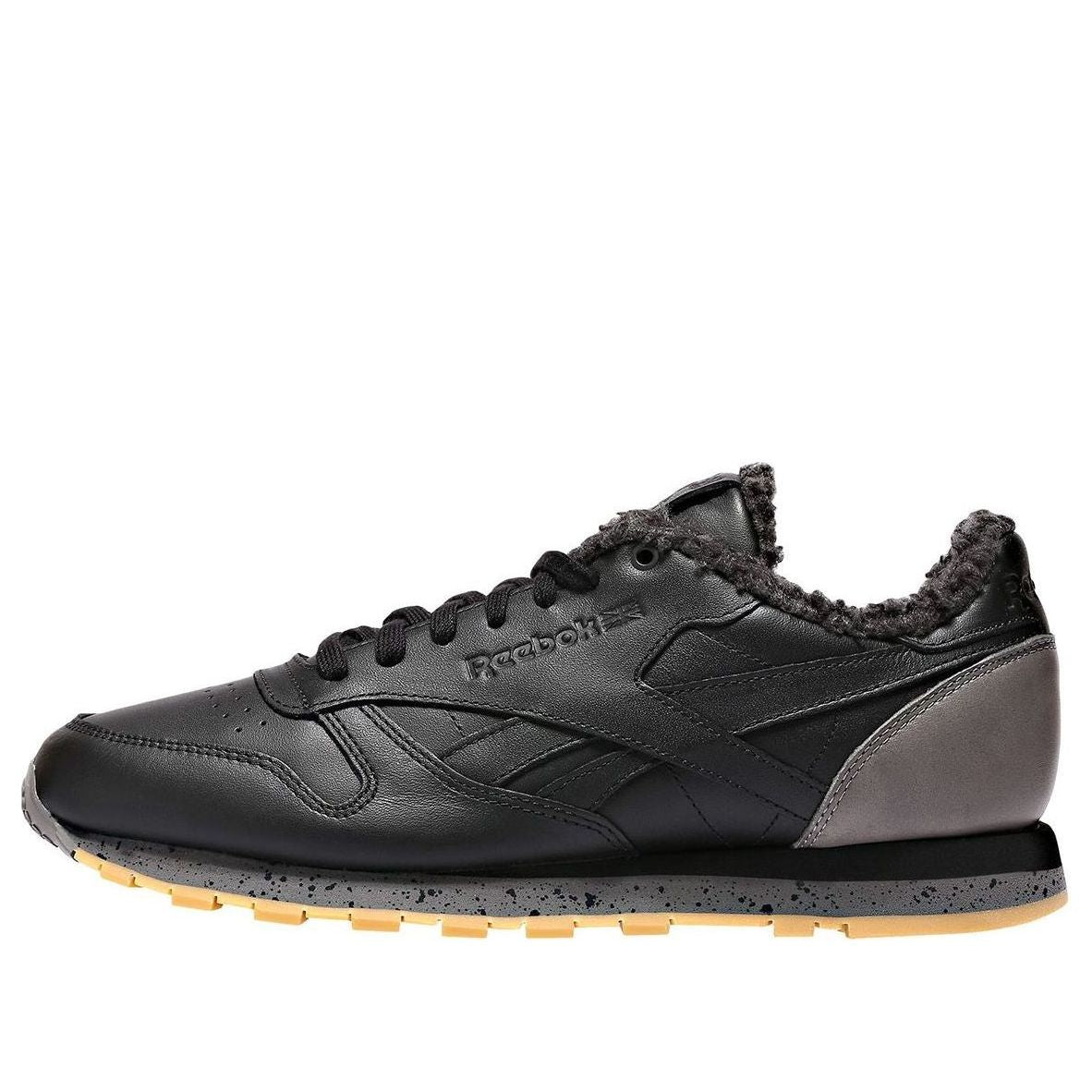 Reebok Classic Leather Low Sherpa SPP 'Black Gray' CN1817