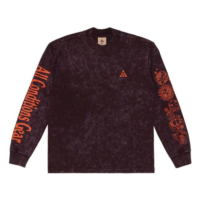 Nike ACG Top Long Sleeves Orange Dark orange CW3842-643