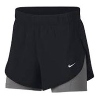 (WMNS) Nike Flex 2-in-1 Woven Shorts 'Black Grey' AR6354-013