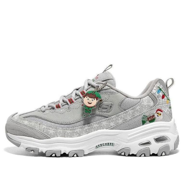 (WMNS) Skechers D'Lites 1.0 'Christmas Edition - Grey Multicolor' 150037-GYMT