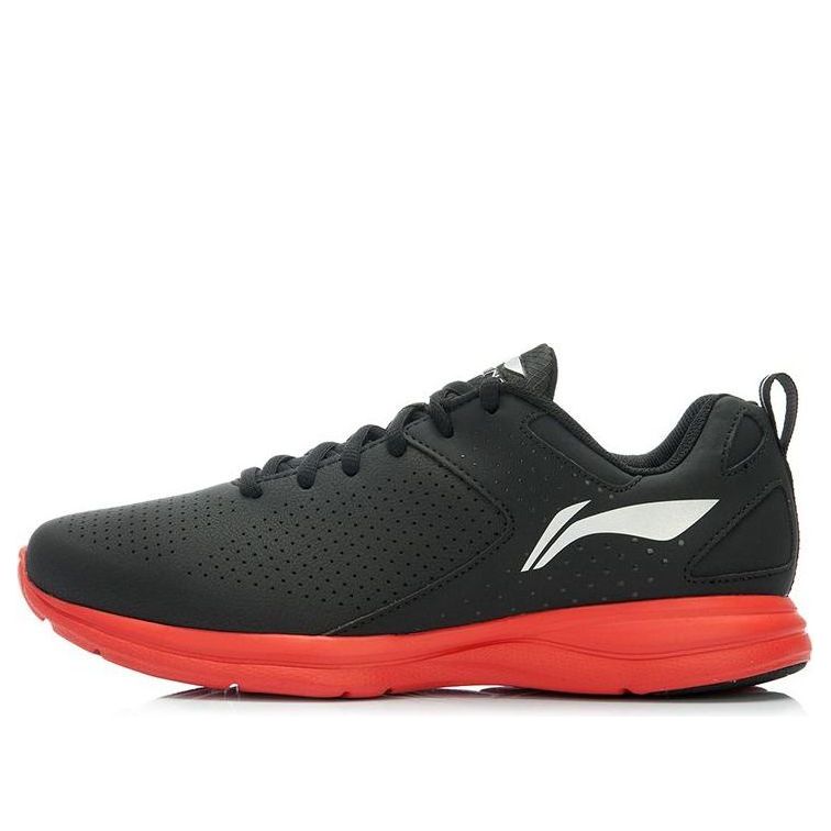 Li-Ning Lightweight Running Shoes 'Black Red' ARBJ051-1