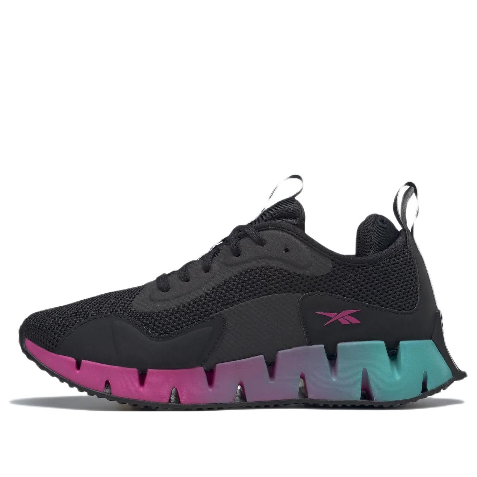 (WMNS) Reebok Zig Dynamica 'Black Proud Pink' HQ5866