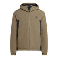 adidas BSC Sturdy Insulated Hooded Jacket Asia Sizing 'Green' HM2264