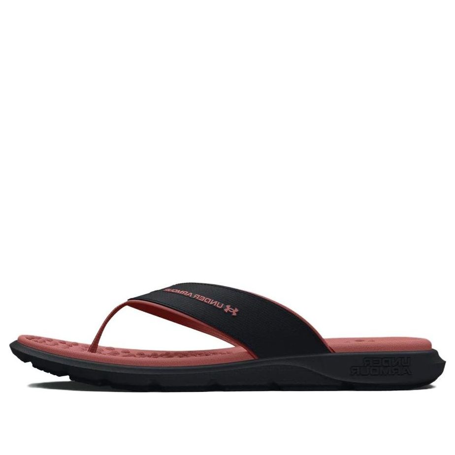 (WMNS) Under Armour Ignite Pro Marbella Sandal 'Black Red Fusion' 3026030-003
