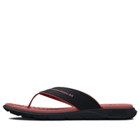 (WMNS) Under Armour Ignite Pro Marbella Sandal 'Black Red Fusion' 3026030-003