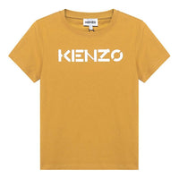 KENZO SS21 Cotton Logo Round Neck Short Sleeve Gold FA62TS8414SJ-41