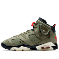 (GS) Air Jordan 6 Retro x Travis Scott 'Olive' CN1085-200
