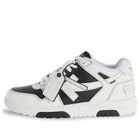 Off-White Out Of Office OOO Low Tops 'Black White' OMIA189S24LEA0041001
