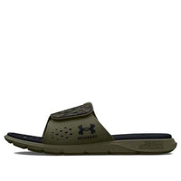 (WMNS) Under Armour Ignite 7 Freedom Slides 'Marine Green Camo' 3026153-300