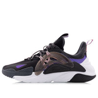 (WMNS) Li-Ning XingHuo Sport Leisure 'Black Purple' AGLQ066-5