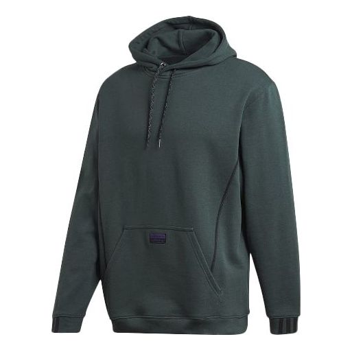 adidas originals D Hoody Grp logo Sports Pullover Dark Green GD9320