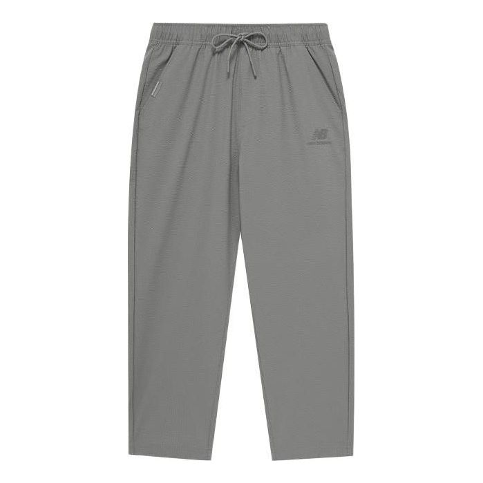 New Balance Logo Cargo Pants Asia Sizing 'Grey' AMP32359-YST