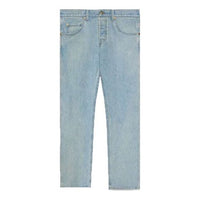 Gucci Tapered Washed Jeans 'Light Blue' 408637-XDBCD-4009