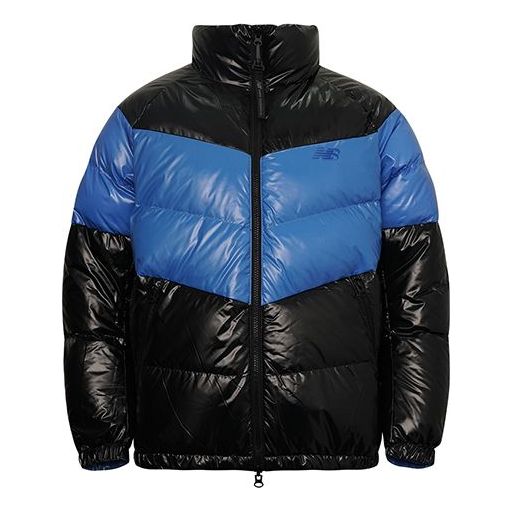 New Balance Reversible Puffer Coat Asia Sizing 'Black Blue' NP943013-BL