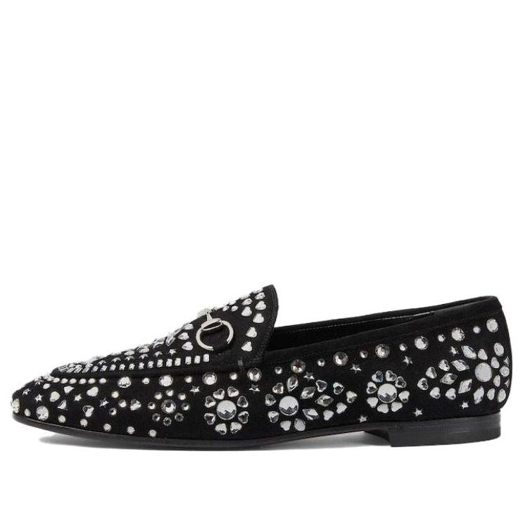 (WMNS) Gucci Jordaan 'Black Suede' 757751-CA1M0-1000