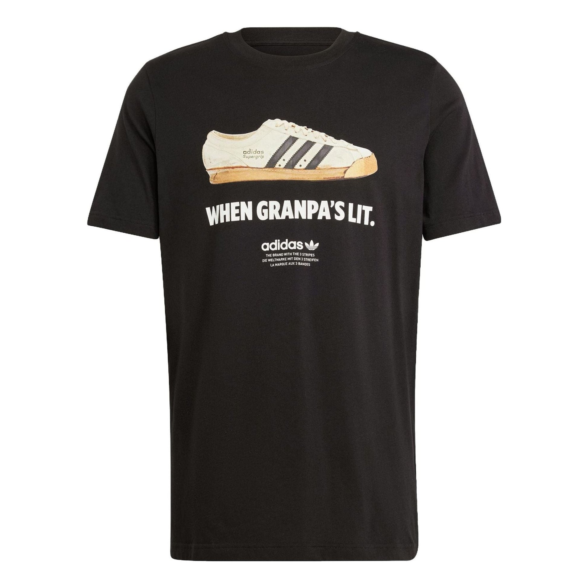 adidas originals Graphics New Age T-shirt 'Black' IC8872