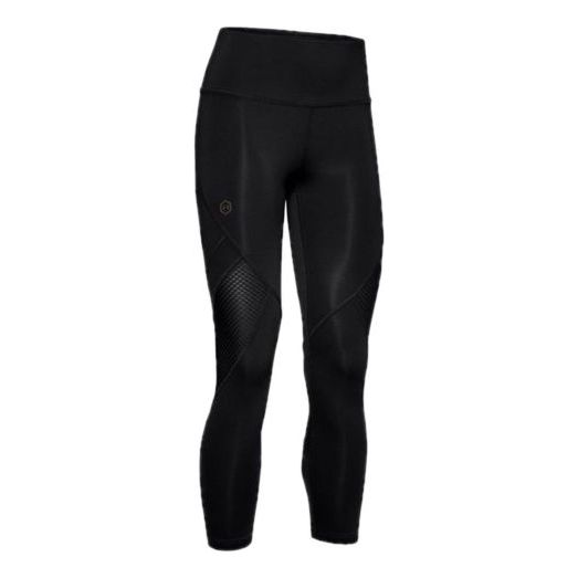 (WMNS) Under Armour UA Rush Crop Pants 'Black' 1357266-001