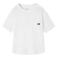 (WMNS) New Balance Round Neck Short Sleeve White WT01840WT