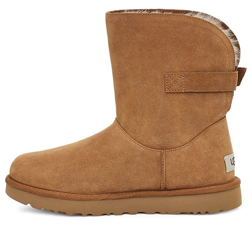 (WMNS) UGG Chantel Side Buckle Brown 1119151-CHE