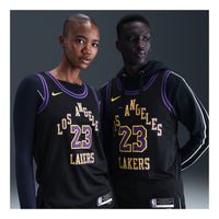 Nike NBA Lebron James Los Angeles Lakers 2023/24 City Edition Swingman Jersey #23 DX8506-012